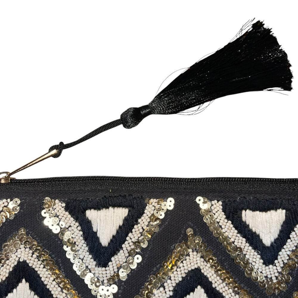 Ashiana London Sequin Clutch Bag - Picture 3 of 7